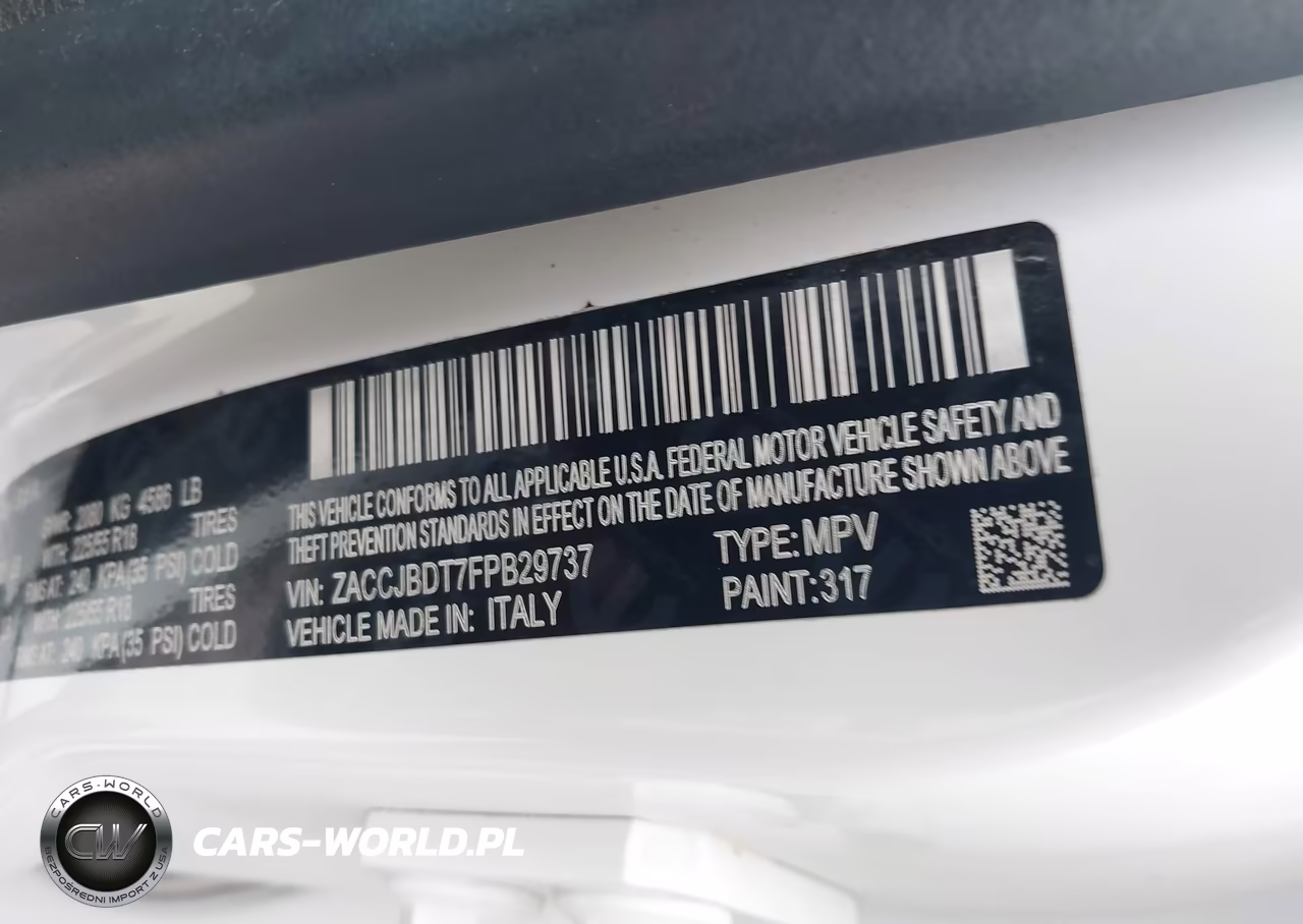 2015 Jeep Renegade Limited VIN:ZACCJBDT7FPB29737 - 9