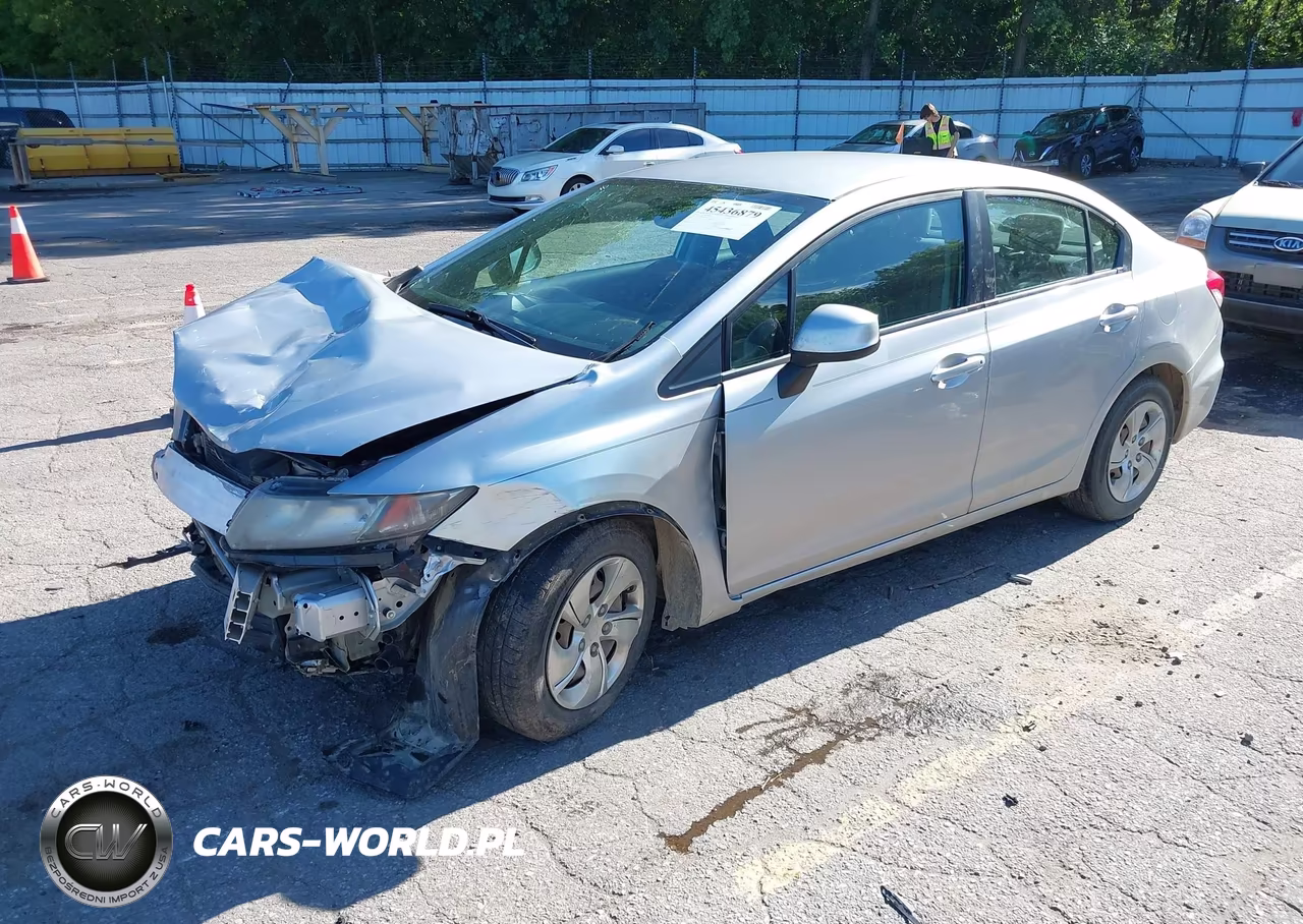2013 Honda Civic Lx VIN:19XFB2F58DE040777 - 2