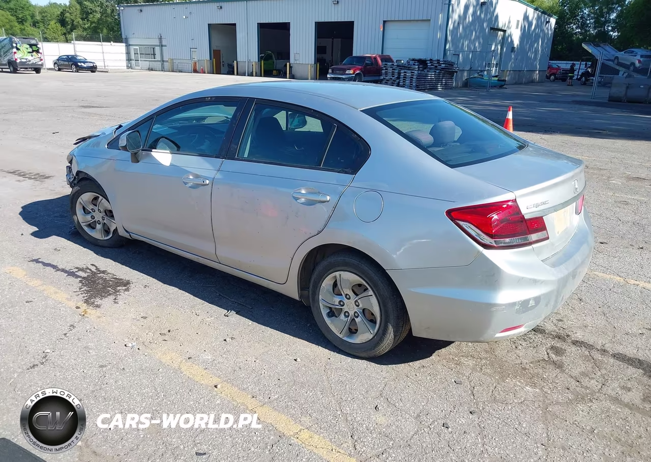 2013 Honda Civic Lx VIN:19XFB2F58DE040777 - 3