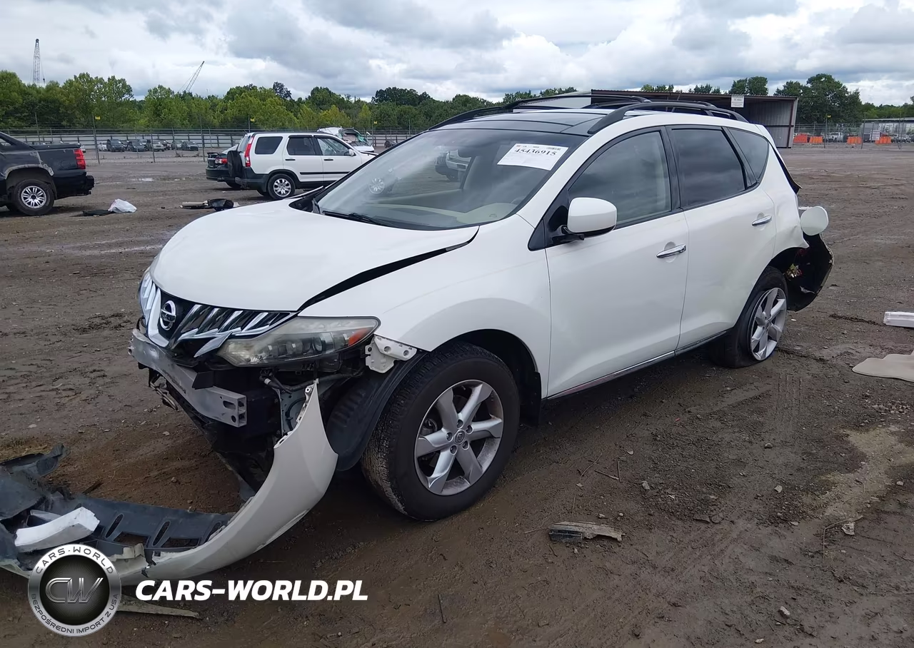 2010 Nissan Murano Sl VIN:JN8AZ1MU5AW018879 - 2
