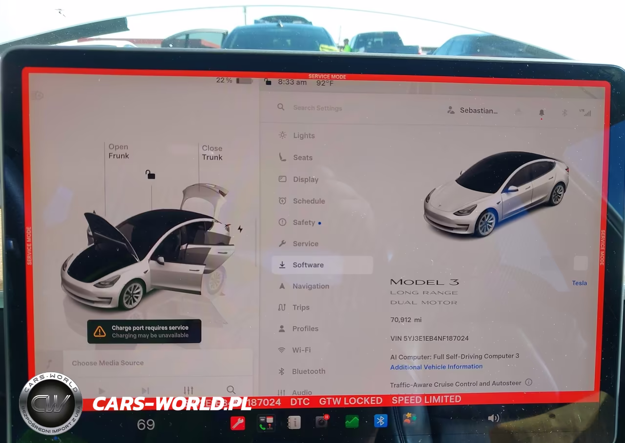 2022 Tesla Model 3 Long Range Dual Motor All-Wheel Drive VIN:5YJ3E1EB4NF187024 - 18