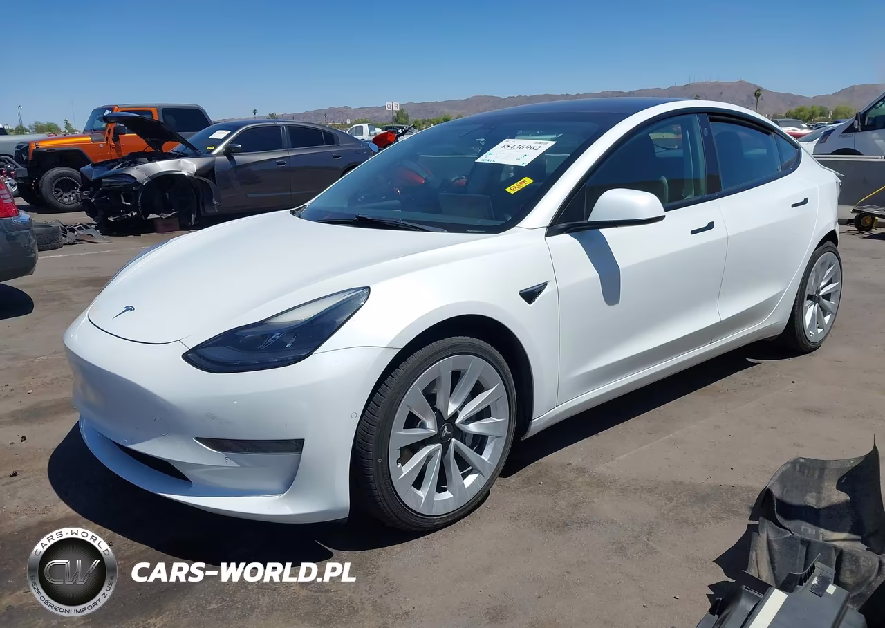 2022 Tesla Model 3 Long Range Dual Motor All-Wheel Drive VIN:5YJ3E1EB4NF187024 - 2