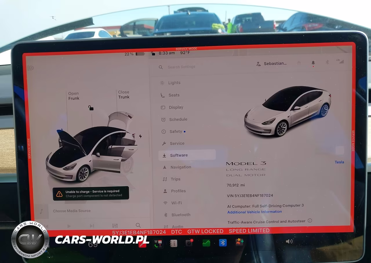 2022 Tesla Model 3 Long Range Dual Motor All-Wheel Drive VIN:5YJ3E1EB4NF187024 - 7