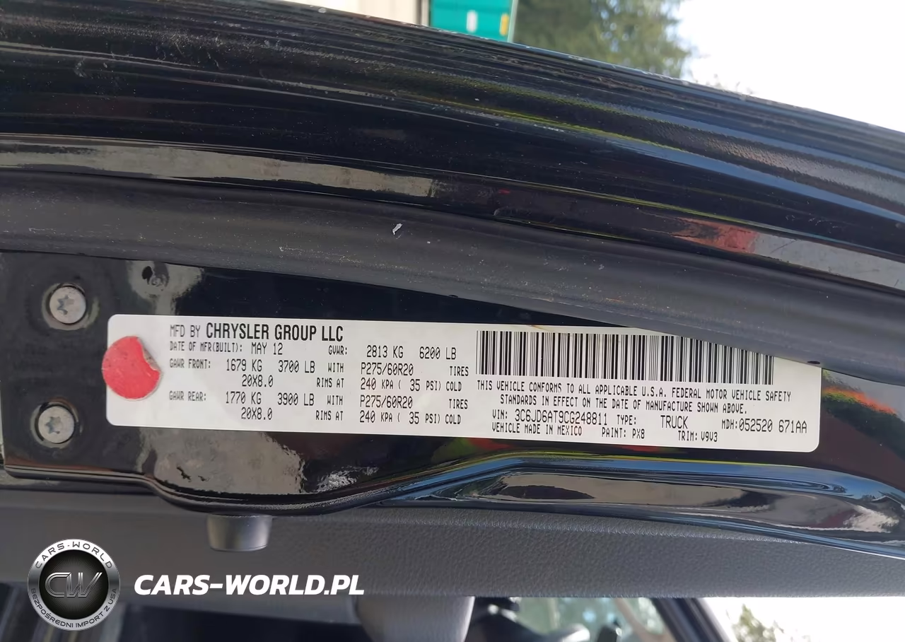 2012 Ram 1500 St VIN:3C6JD6AT9CG248811 - 9