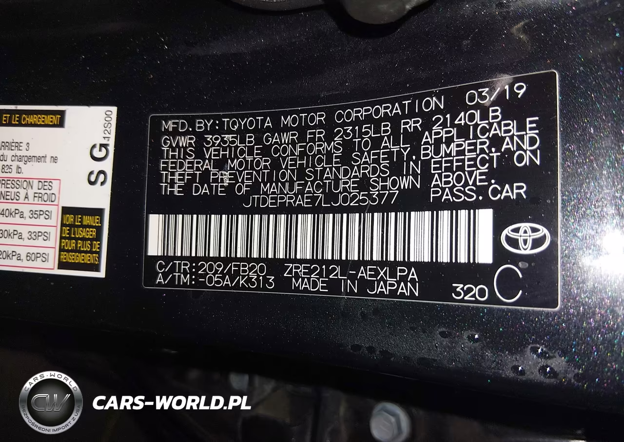 2020 Toyota Corolla Le VIN:JTDEPRAE7LJ025377 - 9