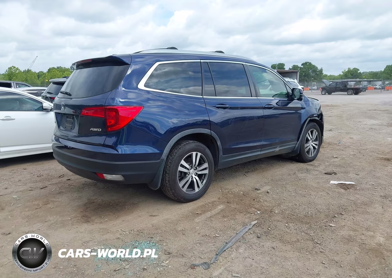 2017 Honda Pilot Ex-L VIN:5FNYF6H82HB049664 - 4