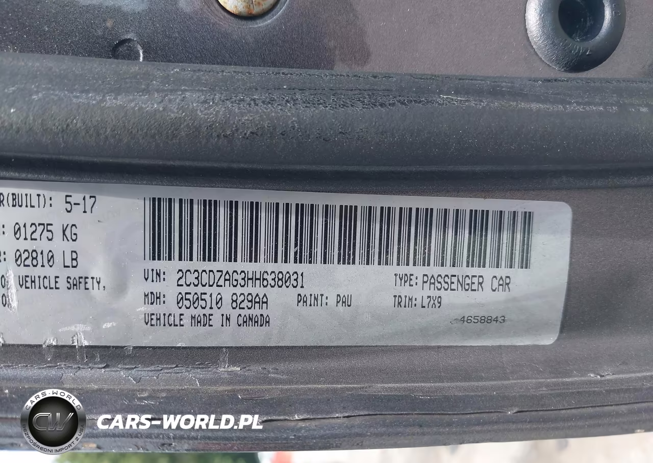 2017 Dodge Challenger Sxt VIN:2C3CDZAG3HH638031 - 9