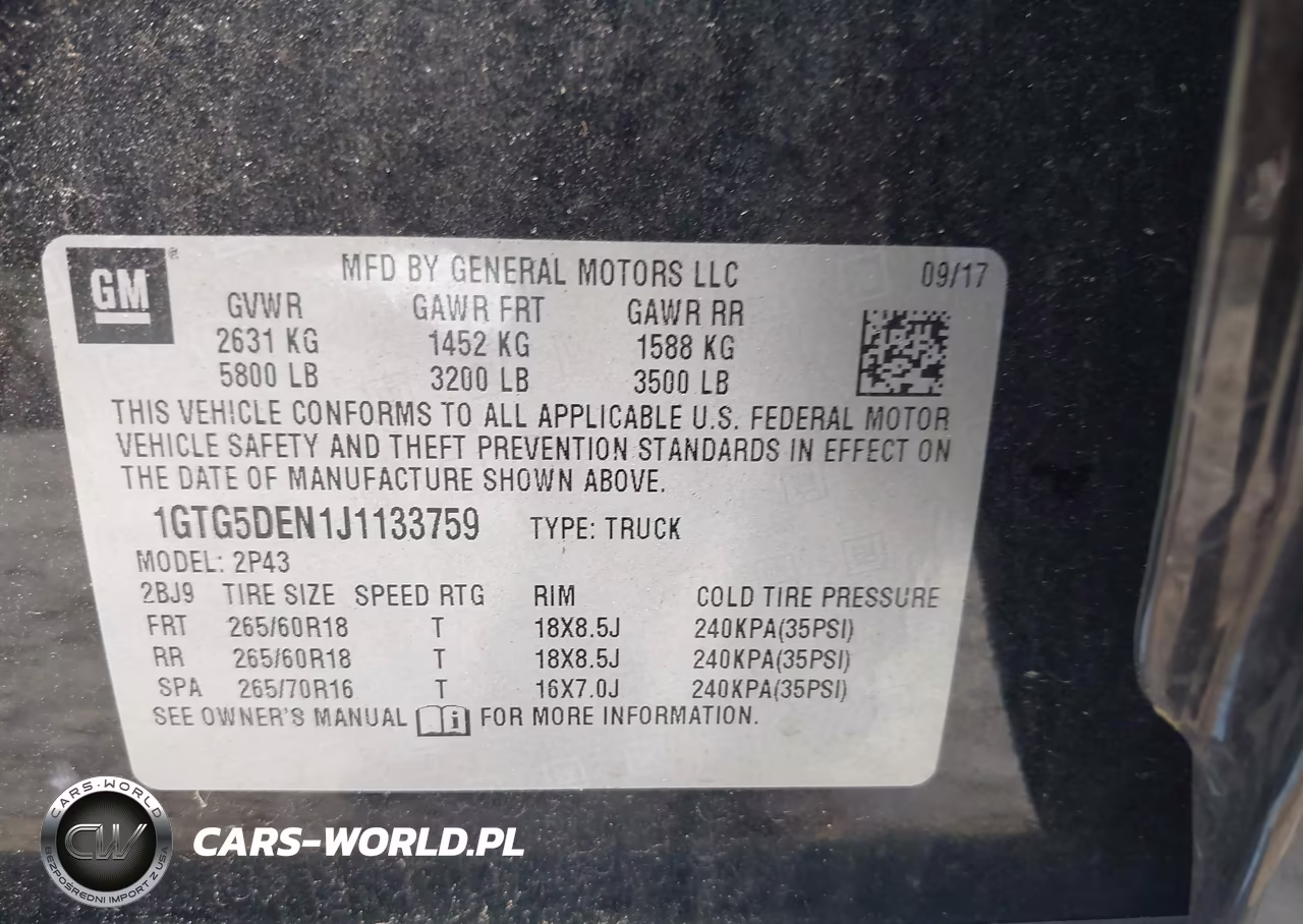 2018 GMC Canyon 2Wd Slt VIN:1GTG5DEN1J1133759 - 9