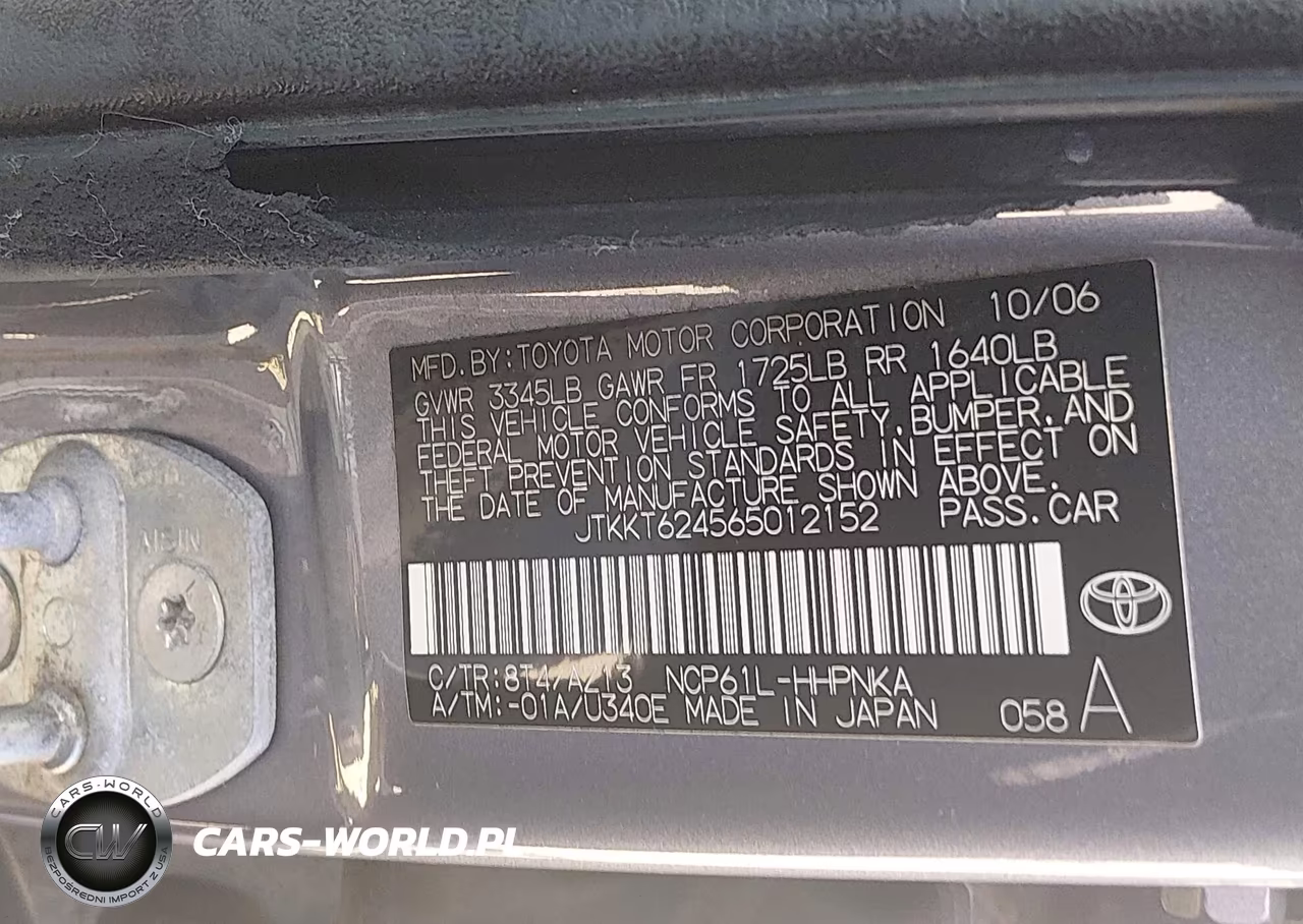 2006 Scion Xa VIN:JTKKT624565012152 - 9