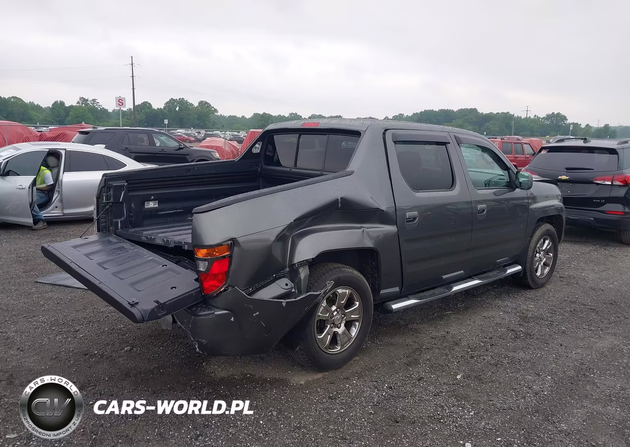 2007 Honda Ridgeline Rts VIN:2HJYK16457H544105 - 4