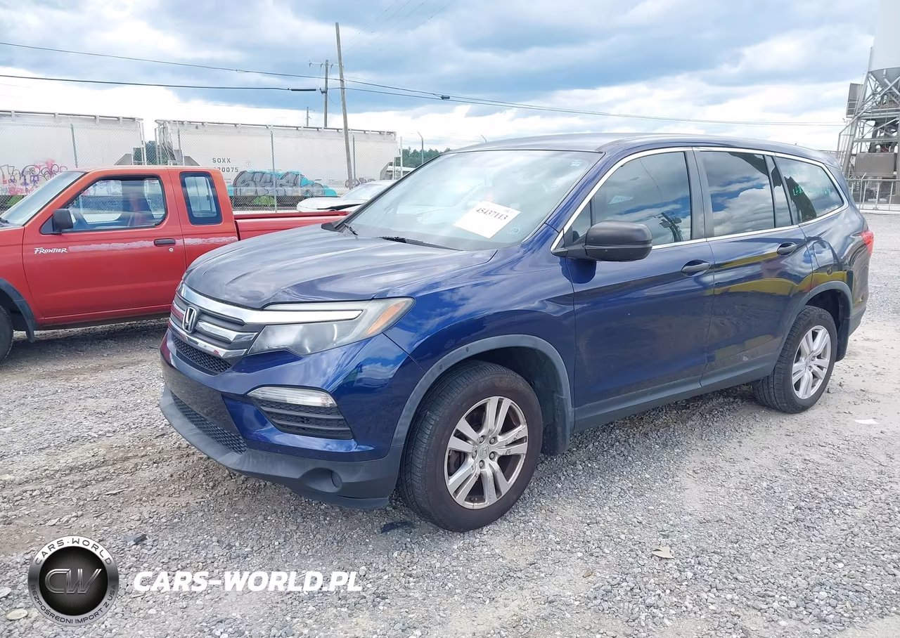 2018 Honda Pilot Lx VIN:5FNYF6H16JB040085 - 2