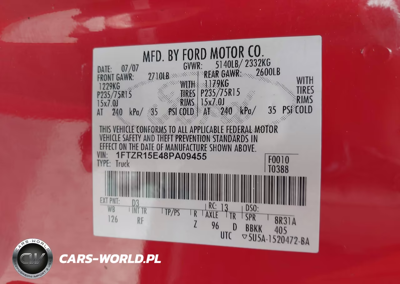 2008 Ford Ranger Fx4 Off-Rd-Sport-Xl-Xlt VIN:1FTZR15E48PA09455 - 9