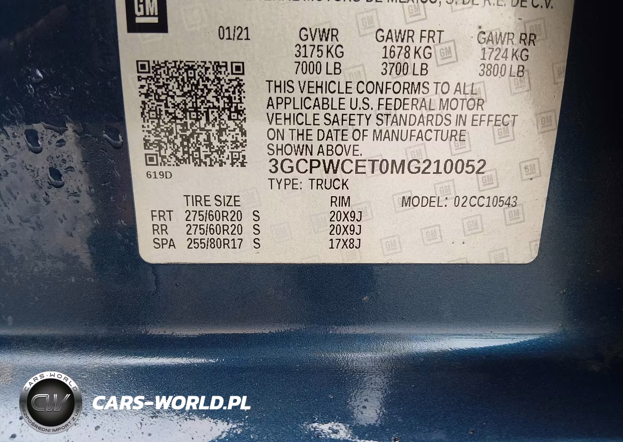 2021 Chevrolet Silverado 1500 2Wd Short Bed Lt VIN:3GCPWCET0MG210052 - 9