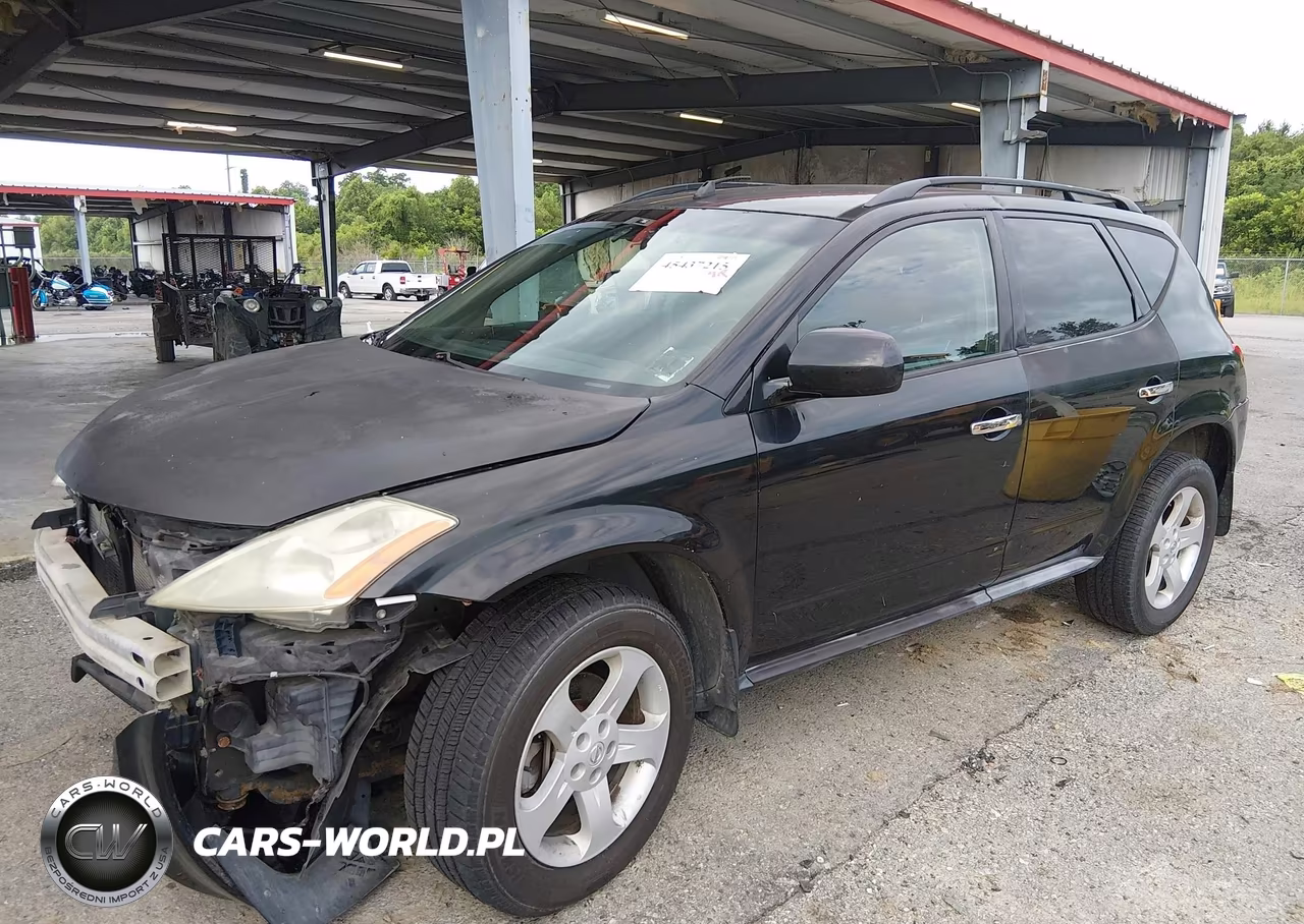 2005 Nissan Murano Sl VIN:JN8AZ08W75W435187 - 2