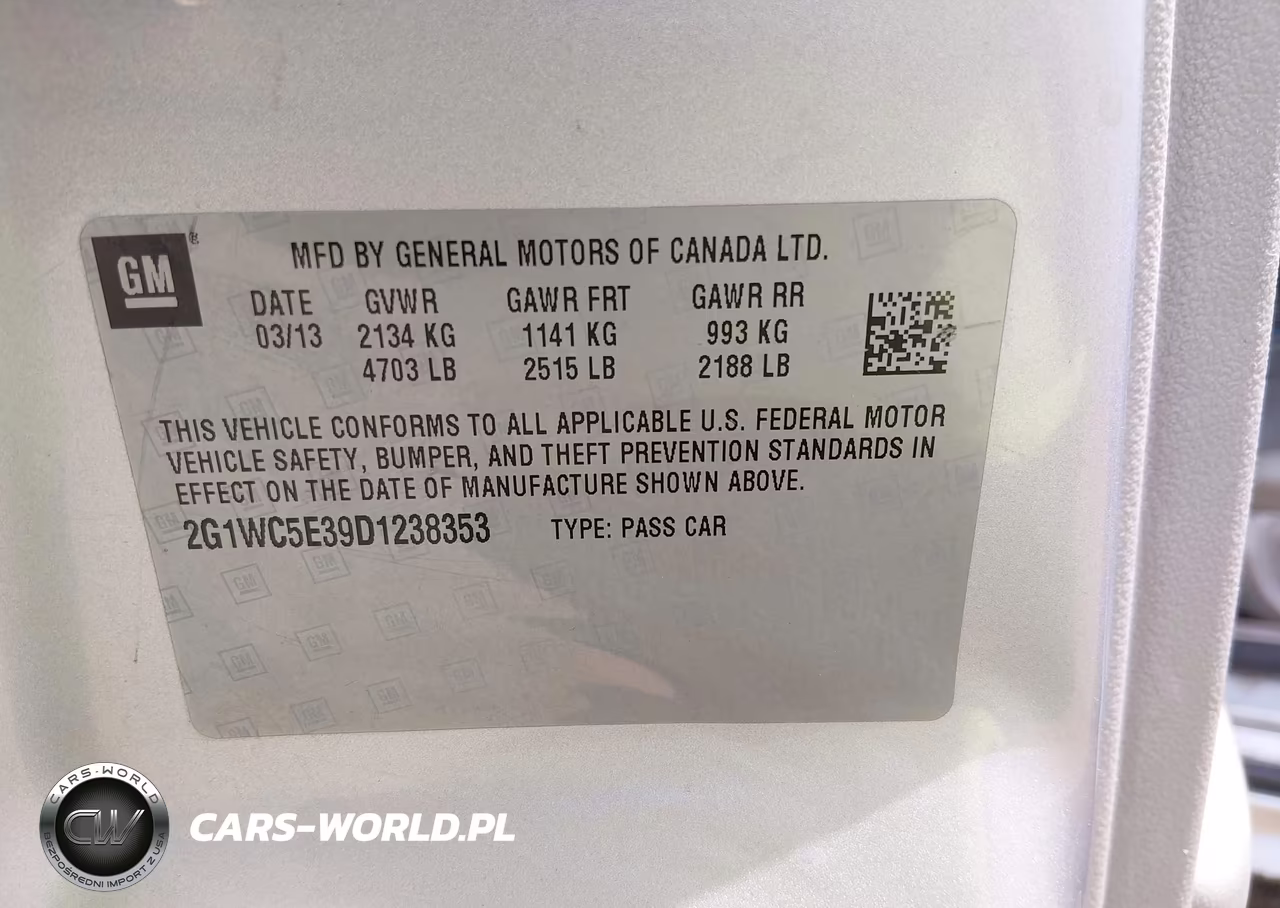 2013 Chevrolet Impala Ltz VIN:2G1WC5E39D1238353 - 9