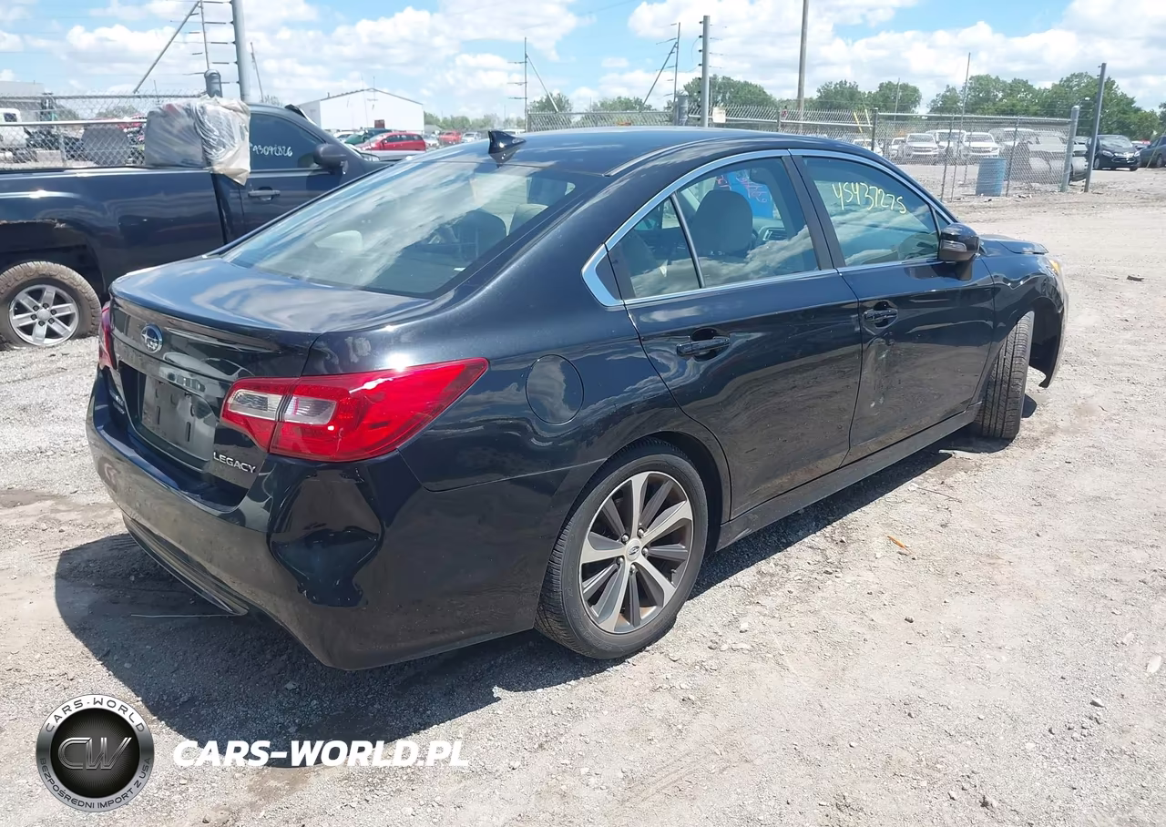 2016 Subaru Legacy 2.5I Limited VIN:4S3BNBN60G3009003 - 4