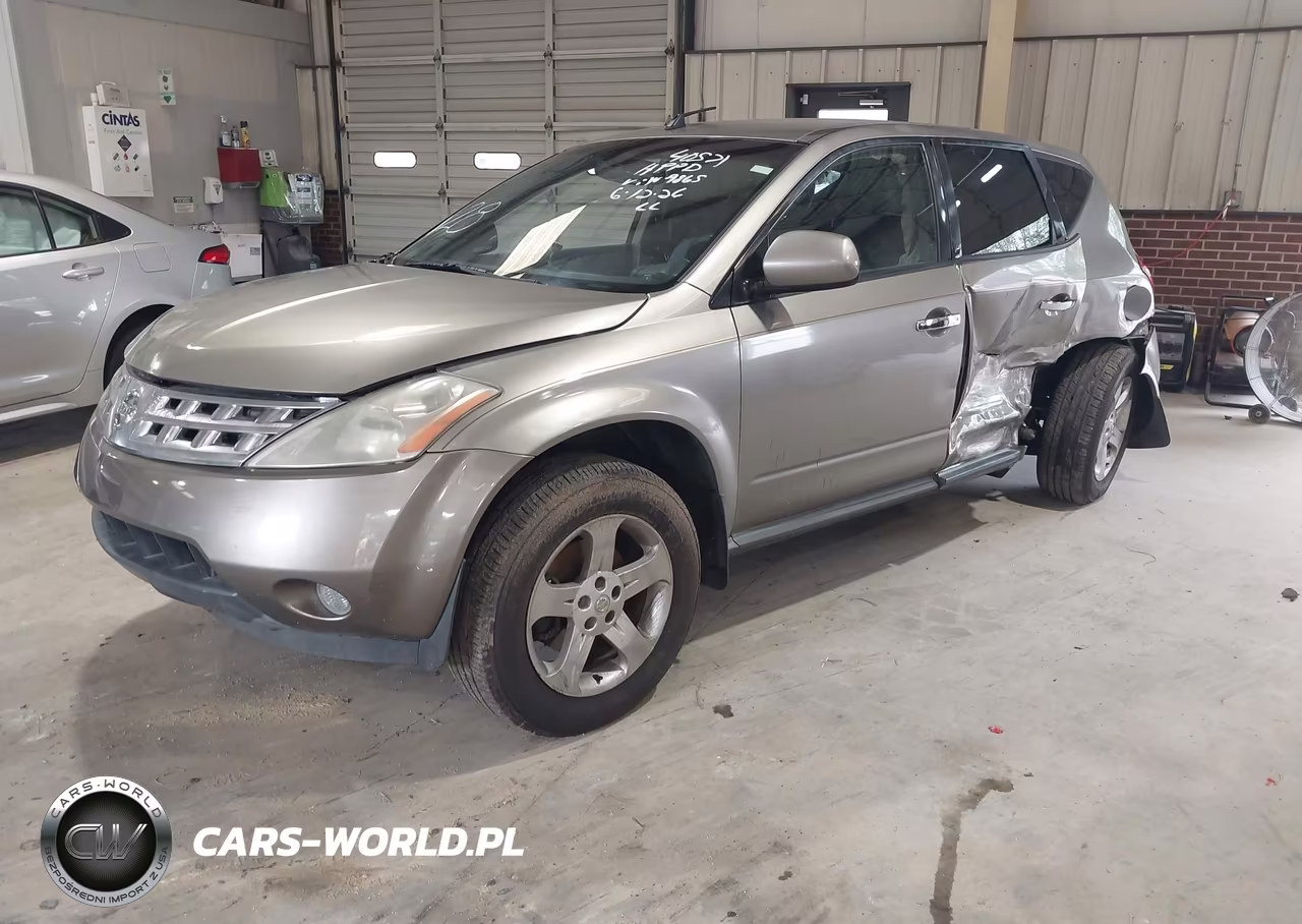 2004 Nissan Murano Sl VIN:JN8AZ08T74W209865 - 2