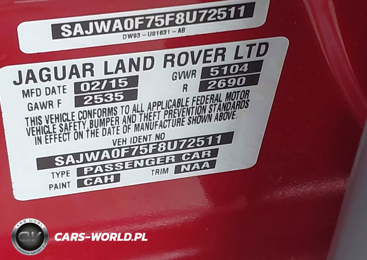 2015 Jaguar Xf 3.0 Portfolio-3.0 Sport VIN:SAJWA0F75F8U72511 - 9