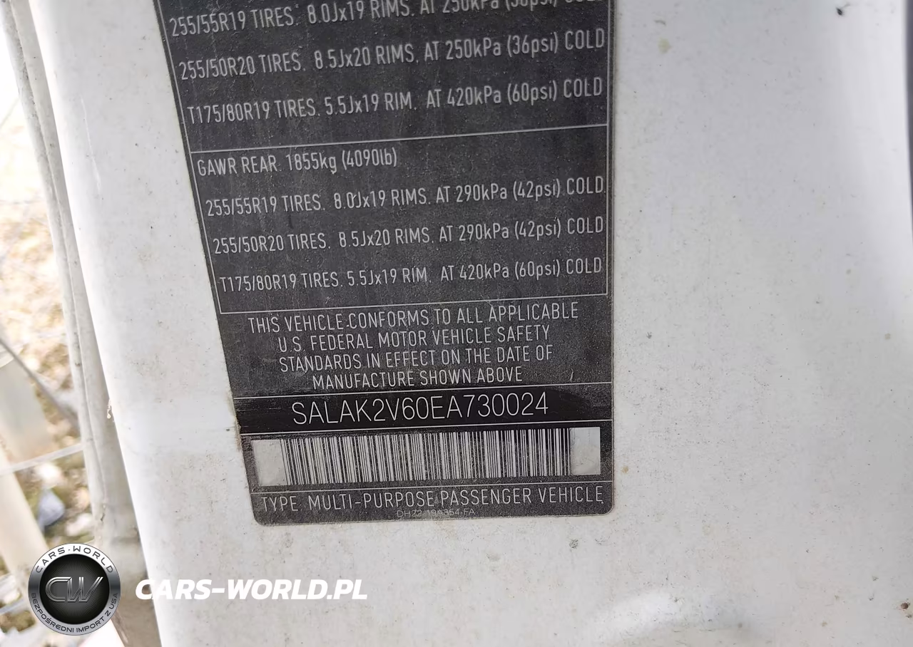 2014 Land Rover Lr4 VIN:SALAK2V60EA730024 - 9