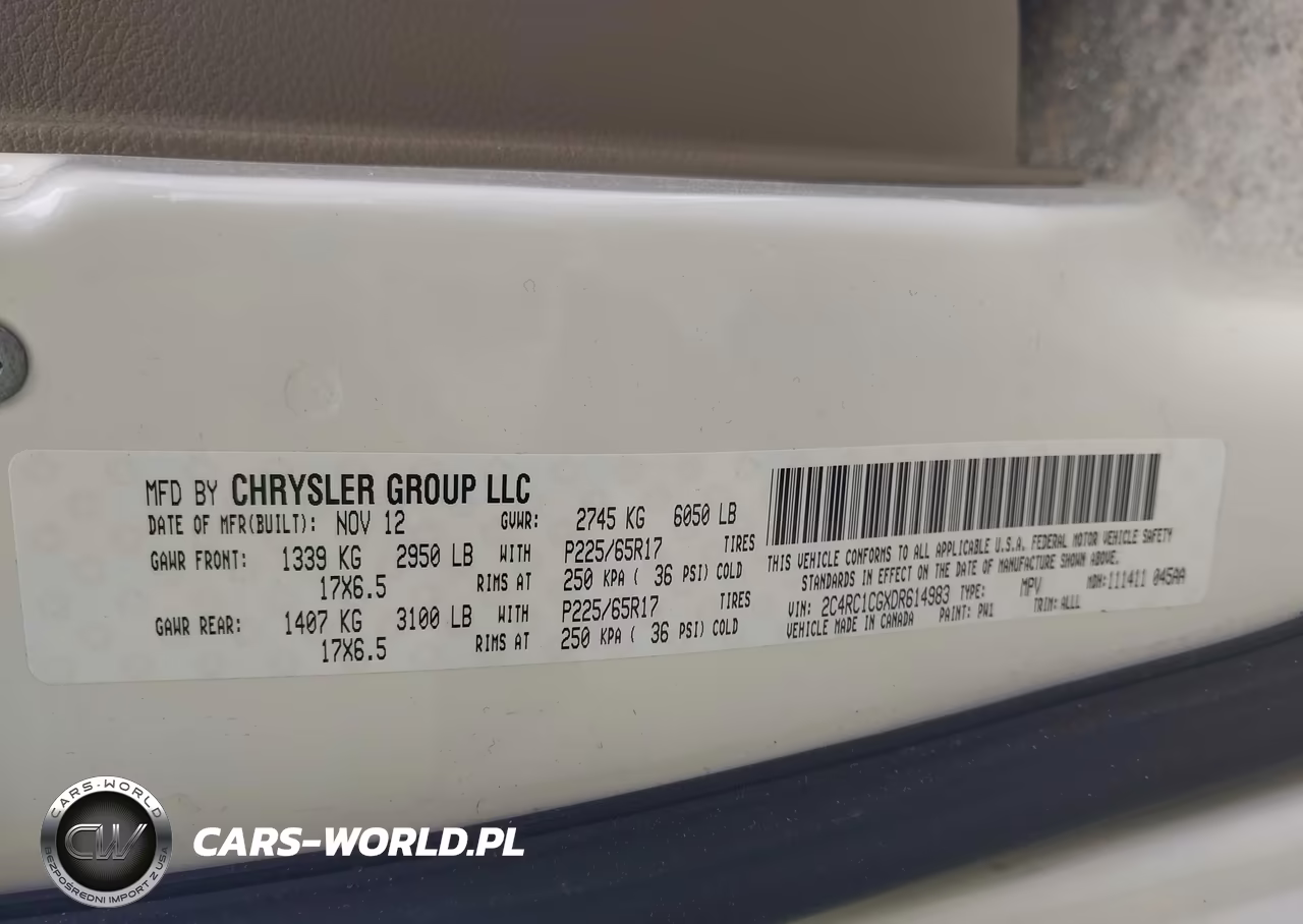 2013 Chrysler Town & Country Touring-L VIN:2C4RC1CGXDR614983 - 9