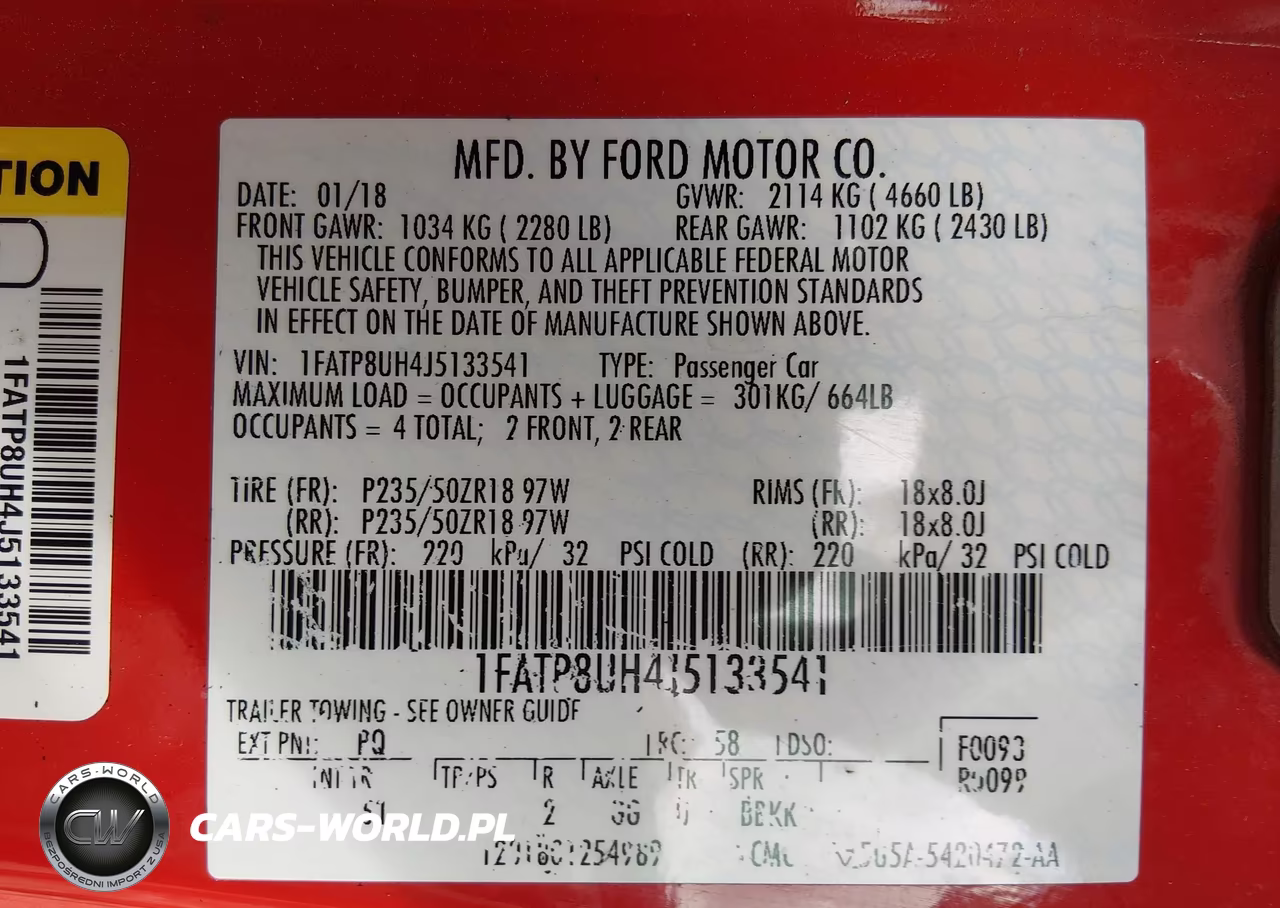 2018 Ford Mustang Ecoboost-Ecoboost Premium VIN:1FATP8UH4J5133541 - 9