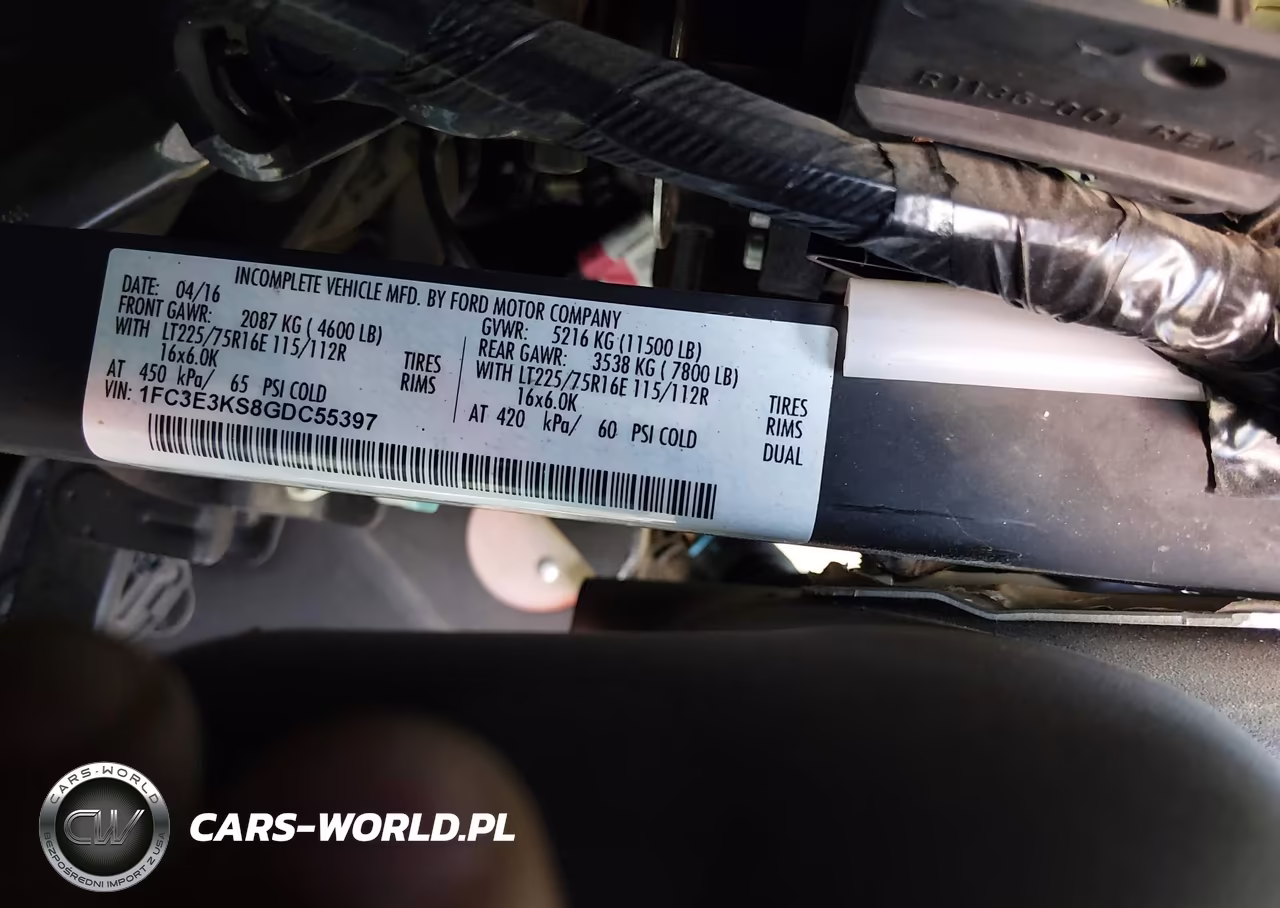 2016 Ford E-350 Stripped VIN:1FC3E3KS8GDC55397 - 9