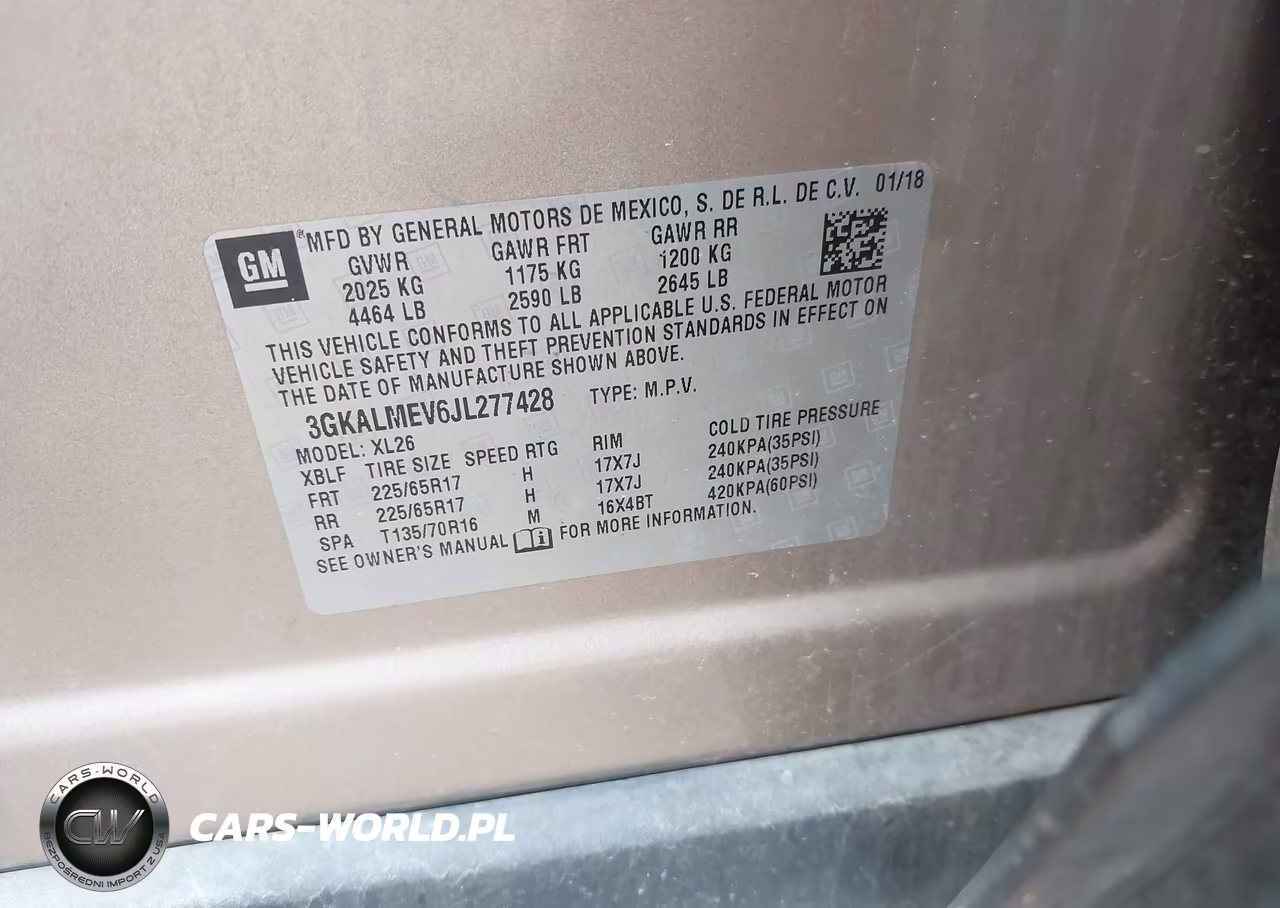 2018 GMC Terrain Sle VIN:3GKALMEV6JL277428 - 9