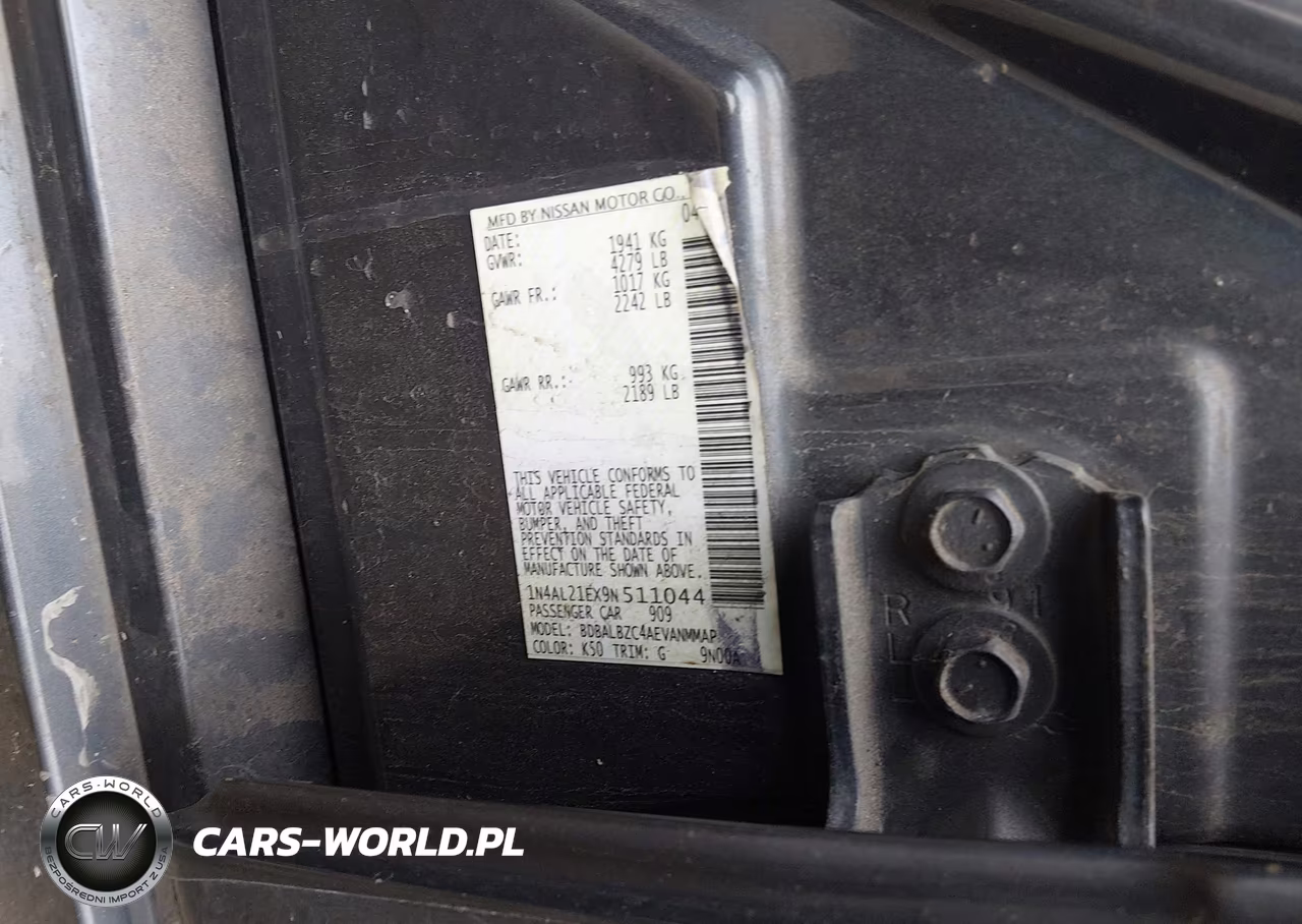 2009 Nissan Altima 2.5 S VIN:1N4AL21EX9N511044 - 9