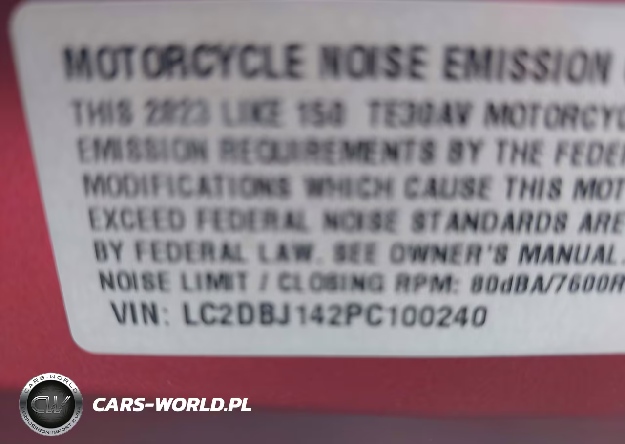 2023 Kymco Usa Inc Like 150 VIN:LC2DBJ142PC100240 - 10