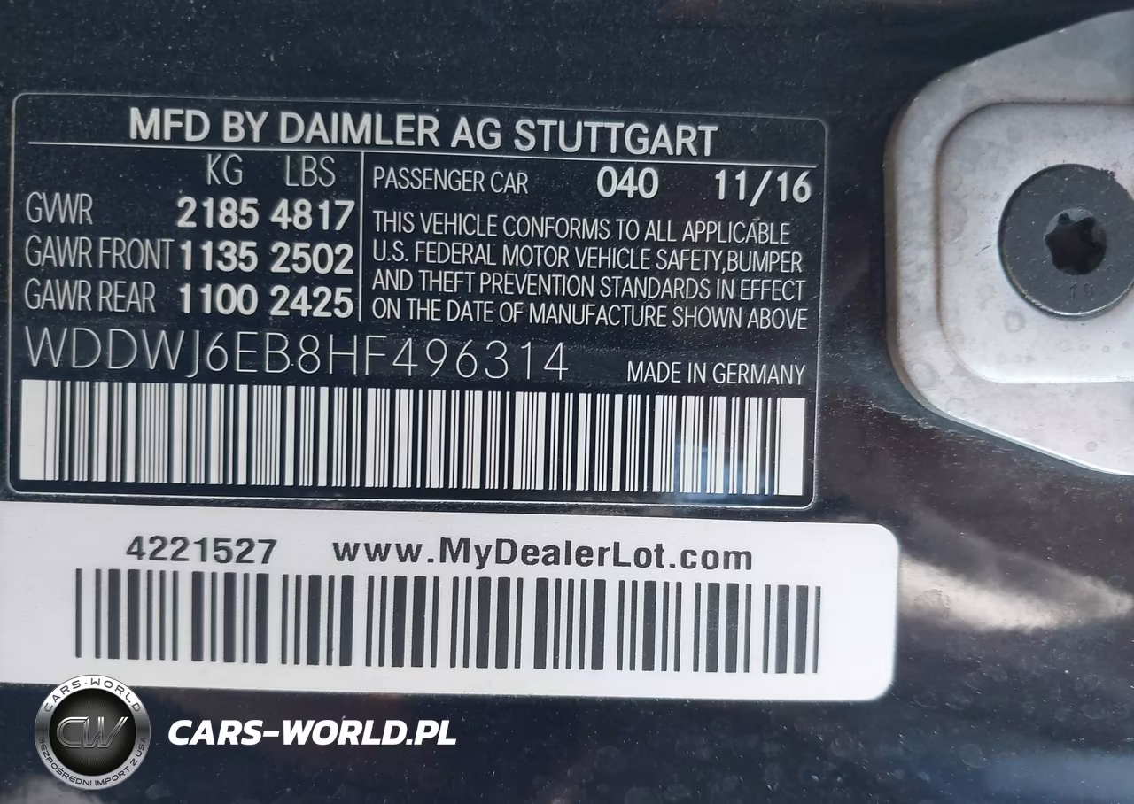 2017 Mercedes-Benz Amg C 43 4Matic VIN:WDDWJ6EB8HF496314 - 9
