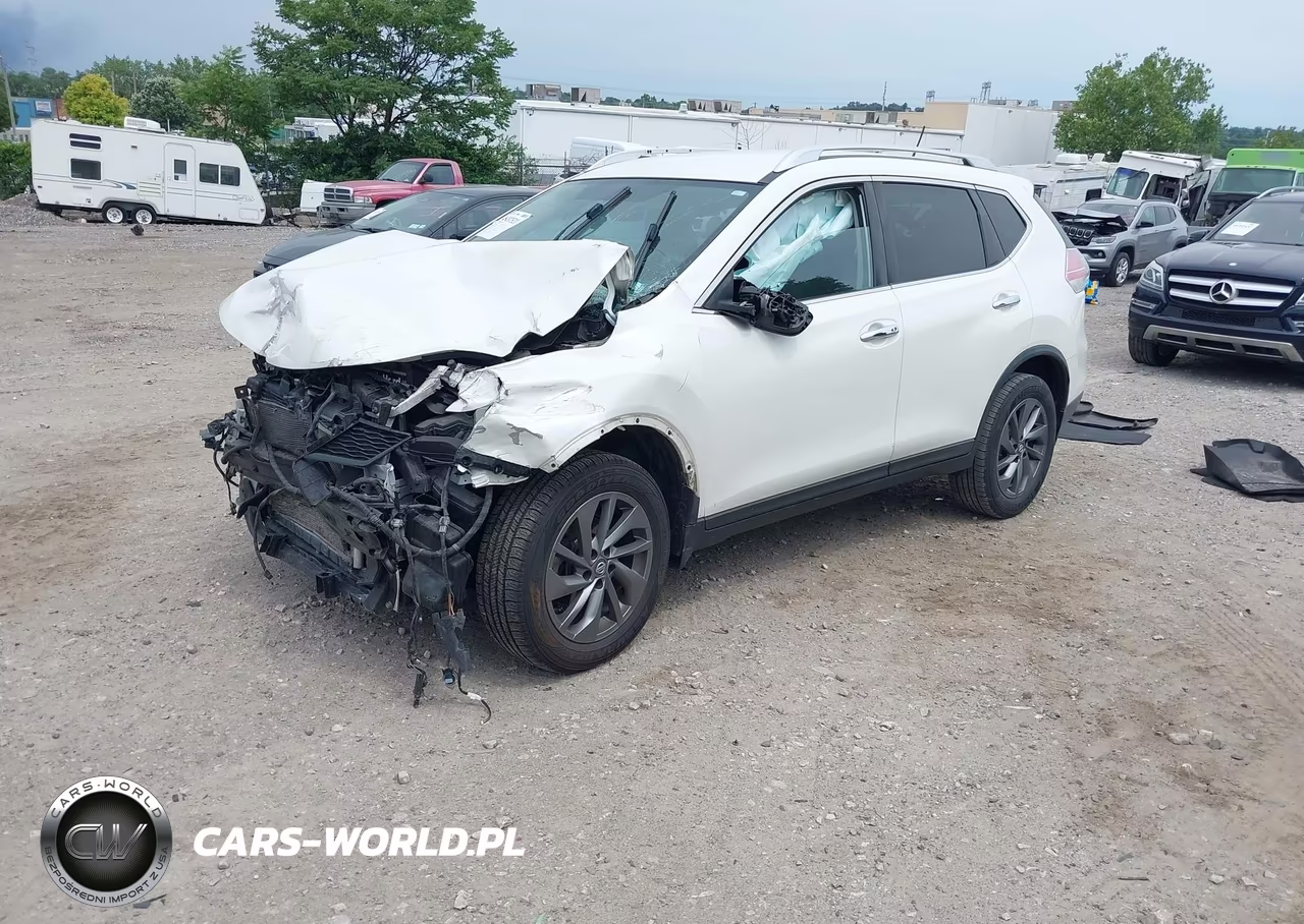 2016 Nissan Rogue Sl VIN:KNMAT2MV9GP701246 - 2