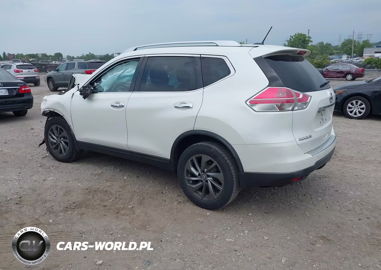 2016 Nissan Rogue Sl VIN:KNMAT2MV9GP701246 - 3