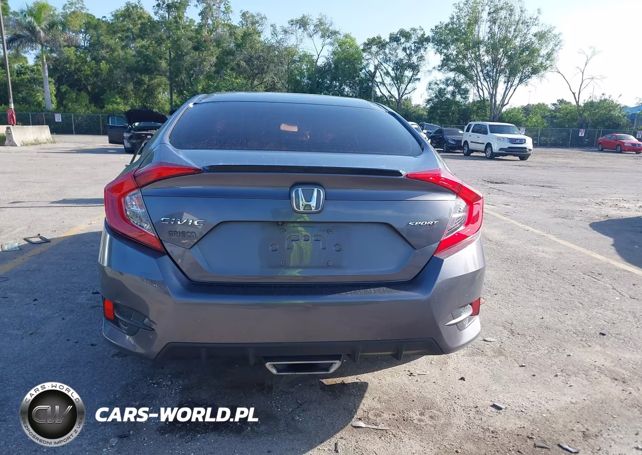 2020 Honda Civic Sport VIN:19XFC2F82LE007599 - 16