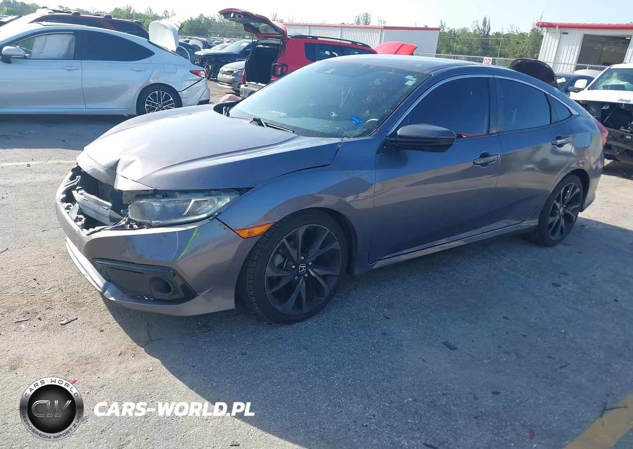 2020 Honda Civic Sport VIN:19XFC2F82LE007599 - 2