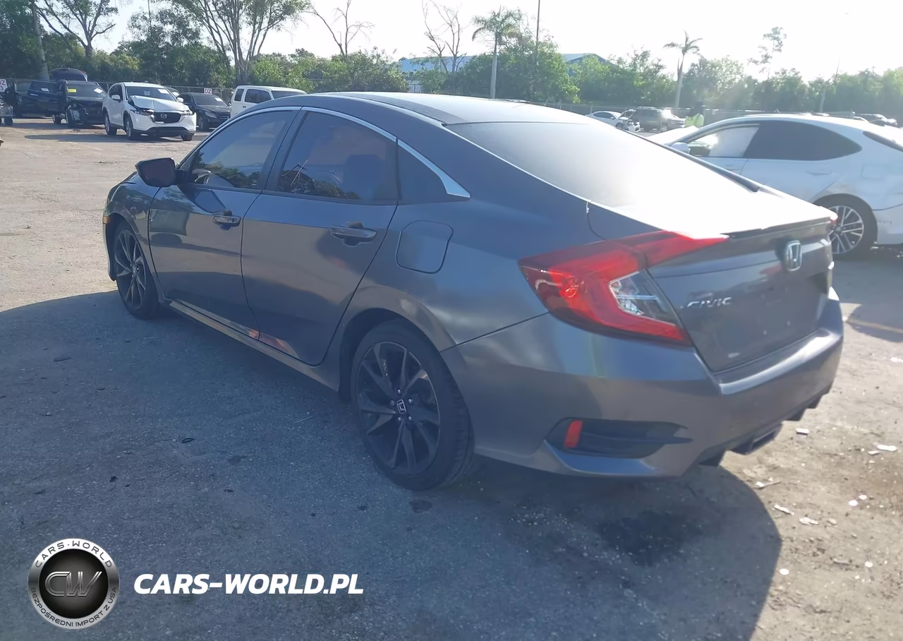 2020 Honda Civic Sport VIN:19XFC2F82LE007599 - 3