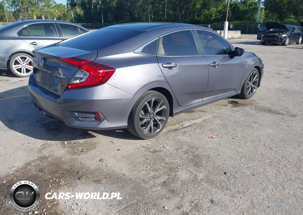 2020 Honda Civic Sport VIN:19XFC2F82LE007599 - 4