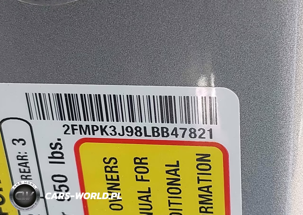 2020 Ford Edge Sel VIN:2FMPK3J98LBB47821 - 9