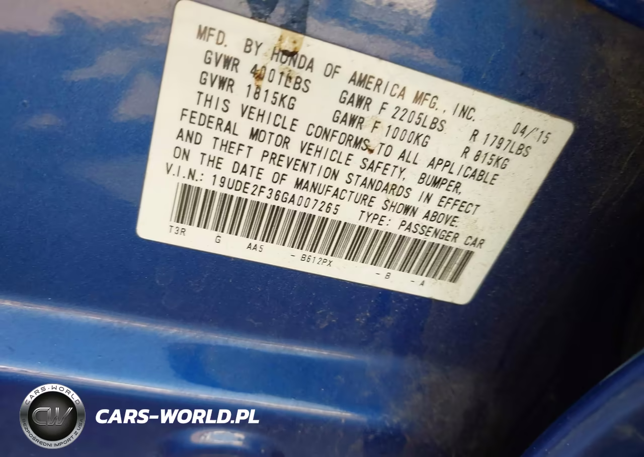 2016 Acura Ilx 2.4L-Acurawatch Plus Package VIN:19UDE2F36GA007265 - 9