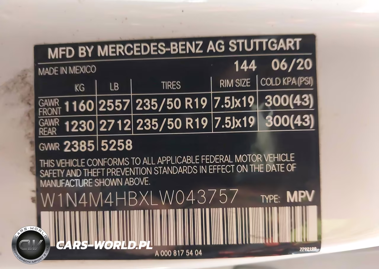 2020 Mercedes-Benz Glb 250 4Matic VIN:W1N4M4HBXLW043757 - 9