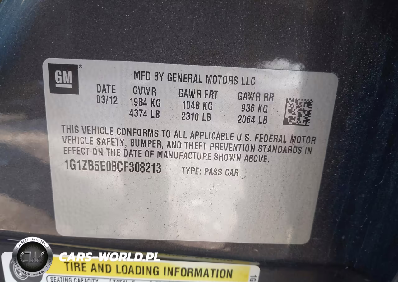 2012 Chevrolet Malibu Ls VIN:1G1ZB5E08CF308213 - 9