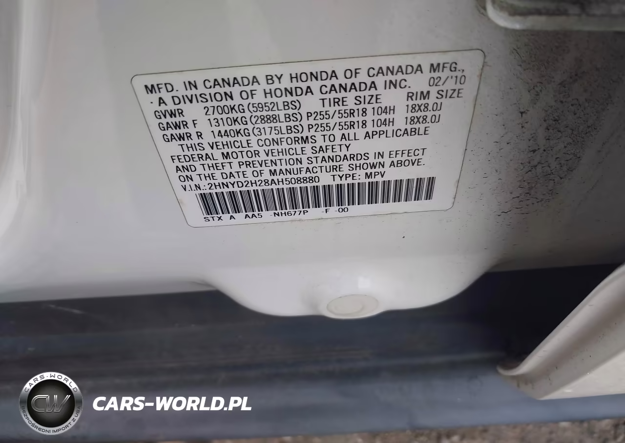 2010 Acura Mdx VIN:2HNYD2H28AH508880 - 9