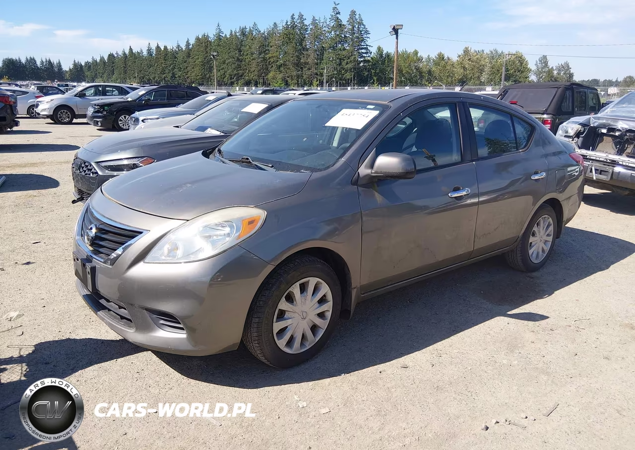 2012 Nissan Versa 1.6 Sv VIN:3N1CN7AP2CL833859 - 2