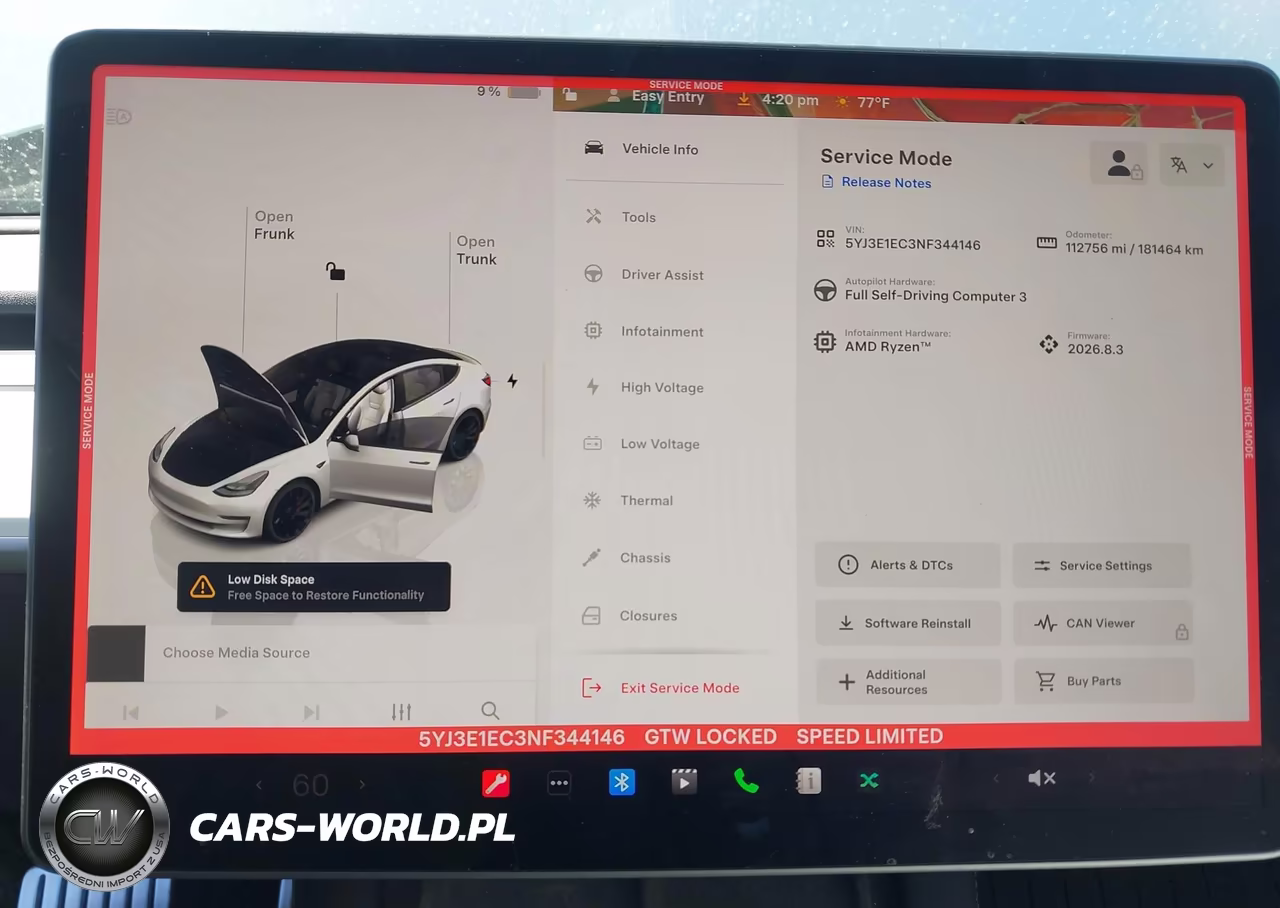 2022 Tesla Model 3 Performance Dual Motor All-Wheel Drive VIN:5YJ3E1EC3NF344146 - 18