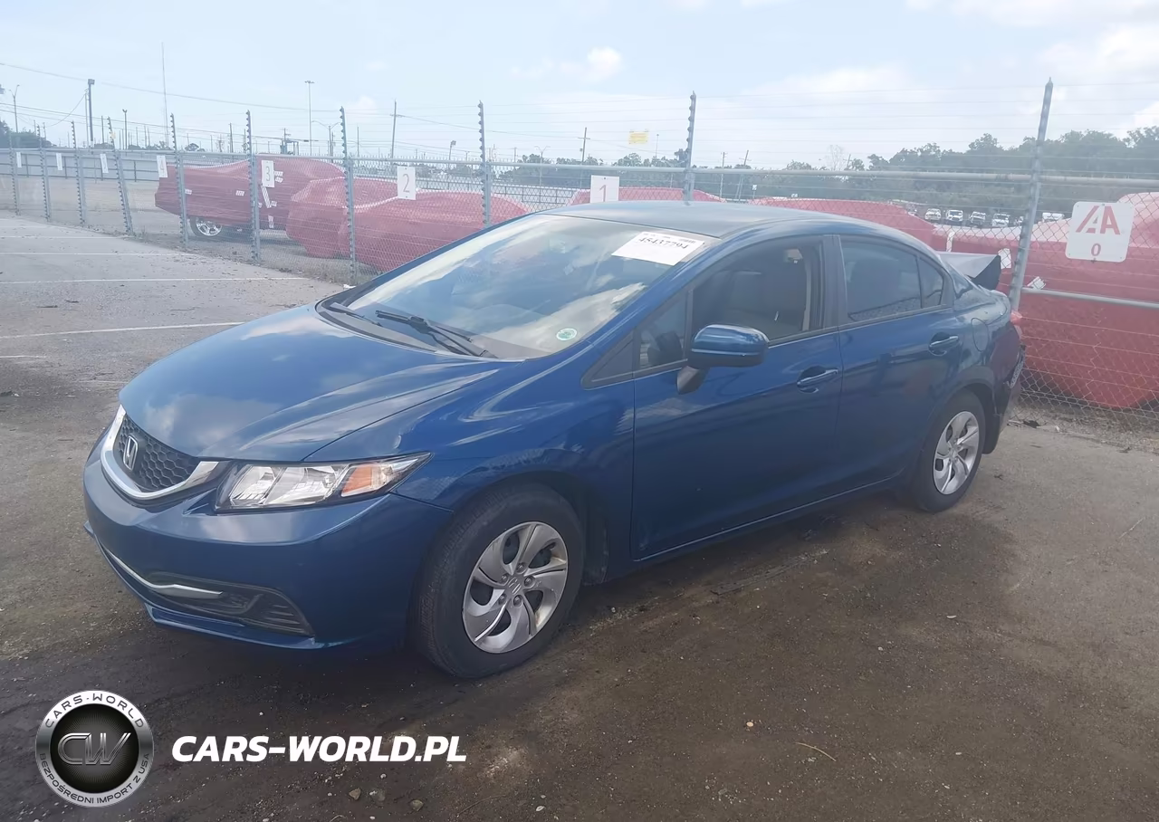 2014 Honda Civic Lx VIN:2HGFB2F57EH500079 - 2
