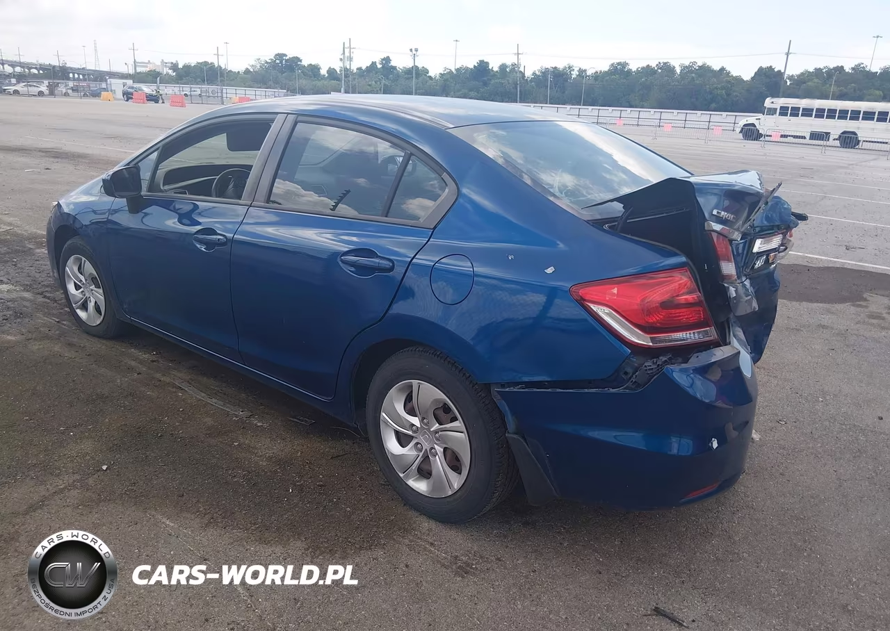 2014 Honda Civic Lx VIN:2HGFB2F57EH500079 - 3