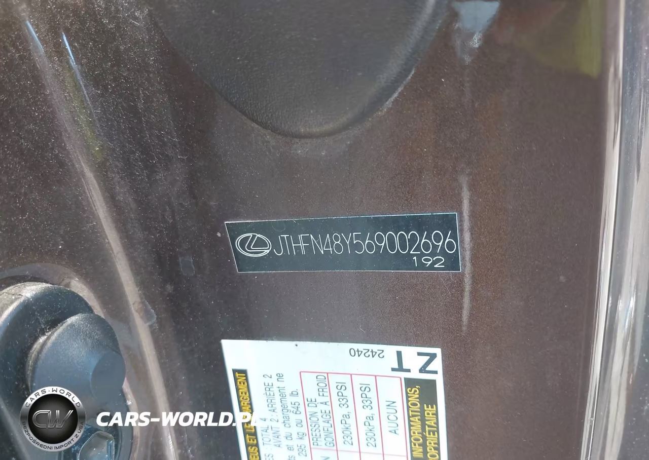 2006 Lexus Sc 430 VIN:JTHFN48Y569002696 - 9
