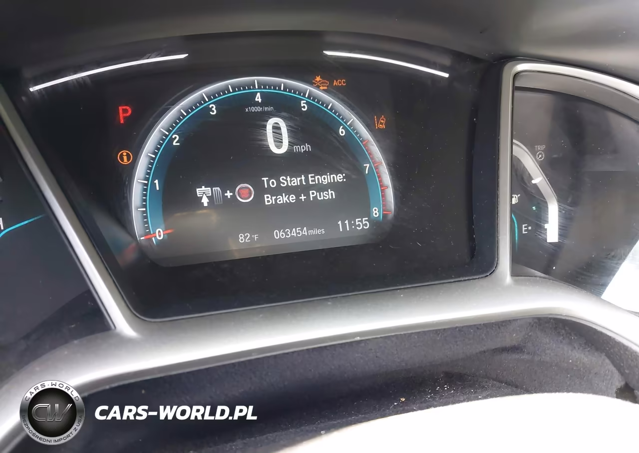 2020 Honda Civic Ex VIN:19XFC1F35LE214440 - 7