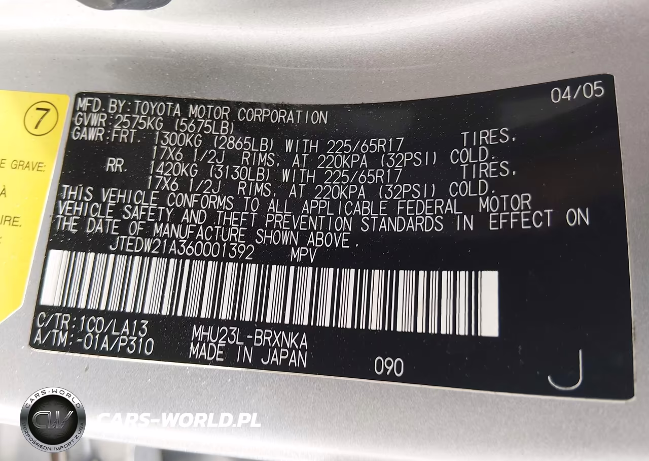 2006 Toyota Highlander Hybrid Limited V6 VIN:JTEDW21A360001392 - 9