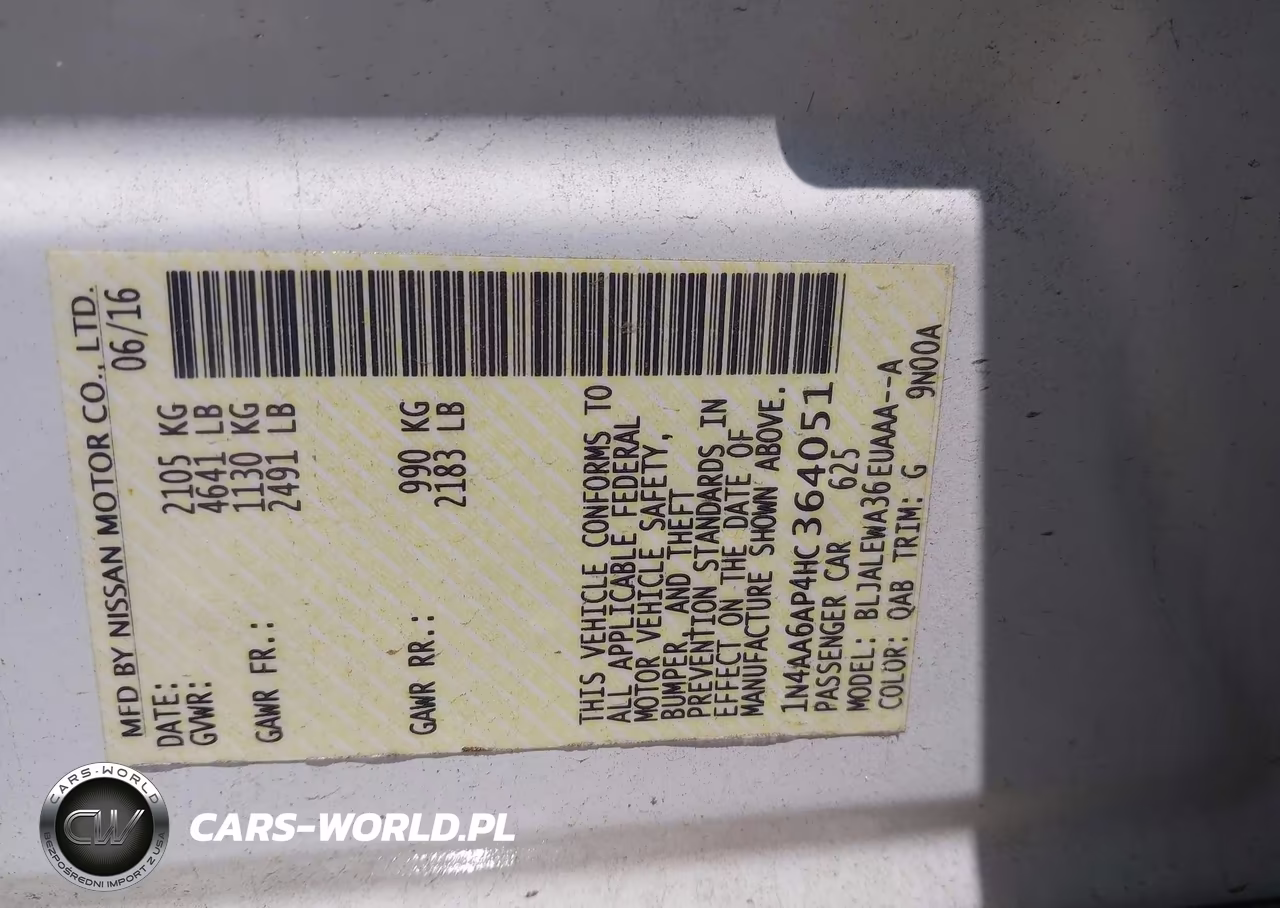 2017 Nissan Maxima 3.5 Sl VIN:1N4AA6AP4HC364051 - 9