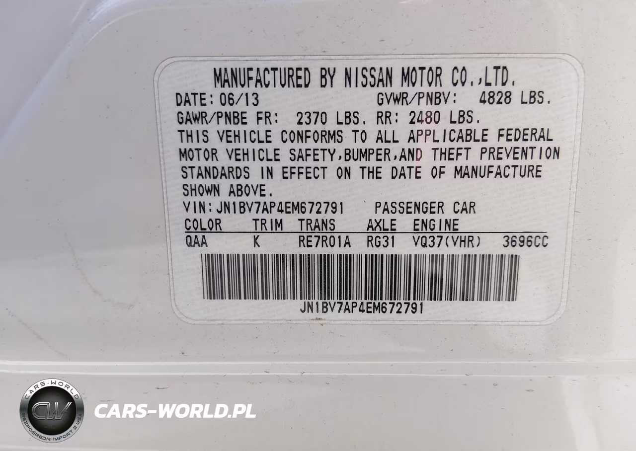2014 Infiniti Q50 Premium VIN:JN1BV7AP4EM672791 - 9